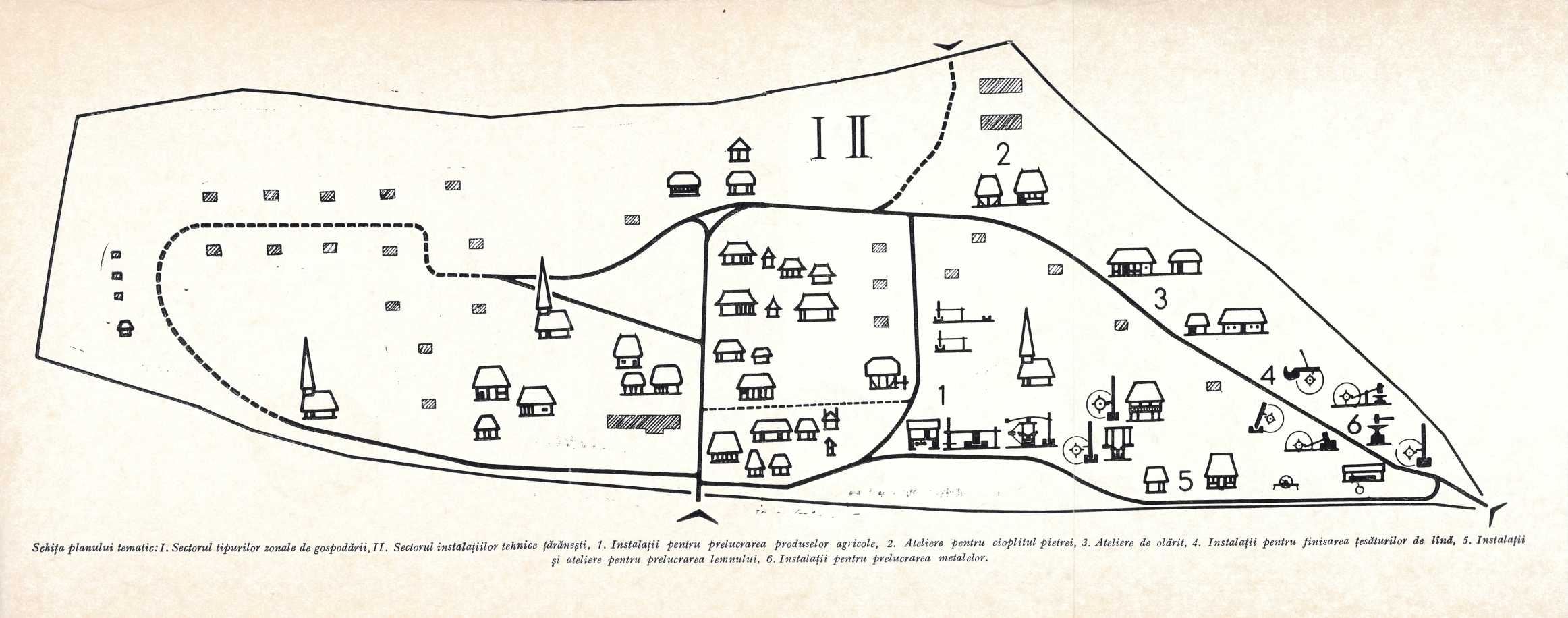 Valeriu Butură’s 1968 layout for the open air museum