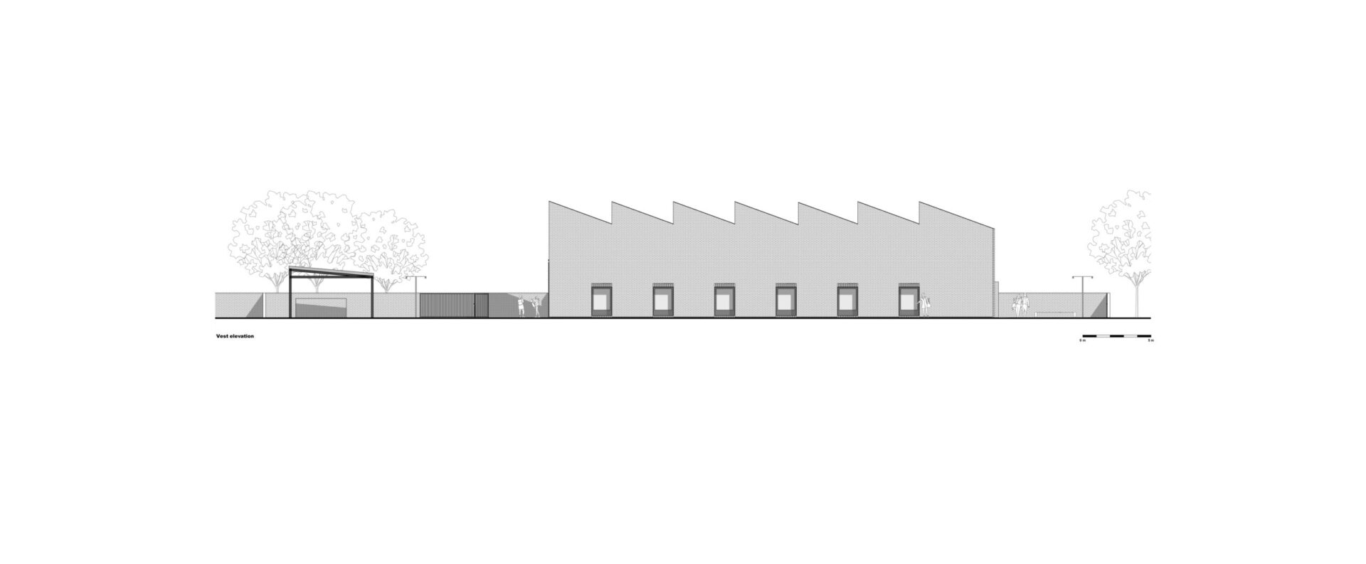 West elevation